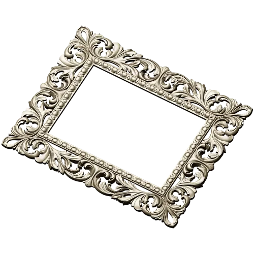 Ornate Acanthus Frame STL for CNC - 3D model for wood carving