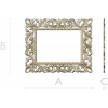 Ornate Acanthus Frame STL for CNC - 3D model for wood carving
