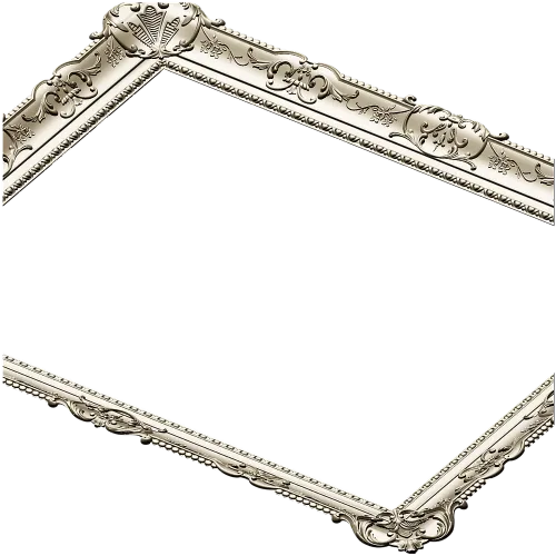 Барочная рамка-багет STL для ЧПУ - детализированная 3D модель