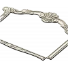 Ornate Shell Crest Frame - STL 3D Model for CNC