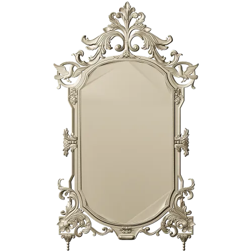 Baroque Ornamental Frame STL for CNC