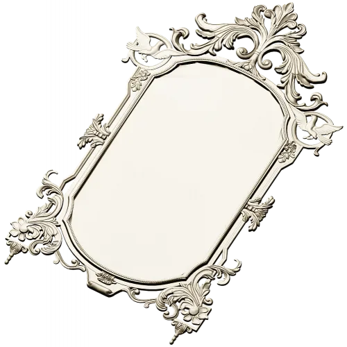 Baroque Ornamental Frame STL for CNC