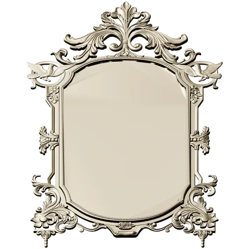 Baroque Ornamental Frame STL for CNC