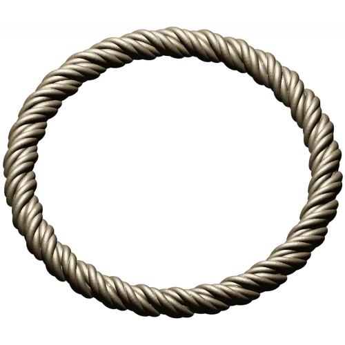 Twisted Rope Round Frame - STL 3D Model for CNC