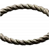 Twisted Rope Round Frame - STL 3D Model for CNC