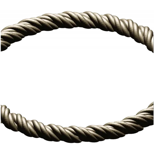 Twisted Rope Round Frame - STL 3D Model for CNC