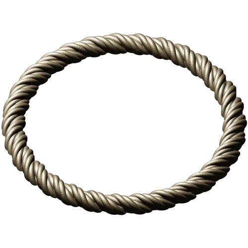 Twisted Rope Round Frame - STL 3D Model for CNC