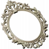 Ornate Oval Rococo Frame STL for CNC