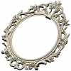 Ornate Oval Rococo Frame STL for CNC