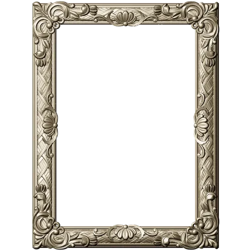 Ornate Baroque Picture Frame STL for CNC