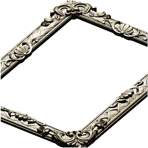 Ornate Baroque Picture Frame STL for CNC