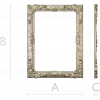 Ornate Baroque Picture Frame STL for CNC