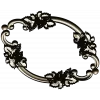 Grapevine Ornamental Oval - STL 3D Model for CNC