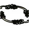 Grapevine Ornamental Oval - STL 3D Model for CNC