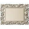 Ornate Baroque Square Frame 3D STL for CNC
