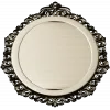 Rococo oval frame stl model for CNC carving