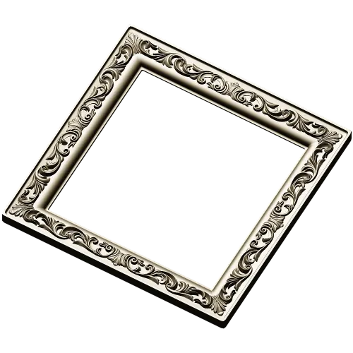 Regal Acanthus Square Frame - STL 3D model for CNC milling