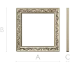Regal Acanthus Square Frame - STL 3D model for CNC milling