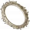 Ornate Oval Frame 3D STL for CNC Milling