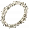 Ornate Oval Frame 3D STL for CNC Milling
