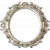 Ornate Oval Frame 3D STL for CNC Milling