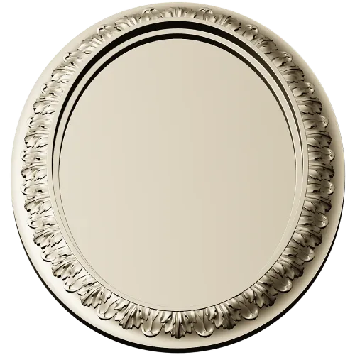 Ornate Oval Frame STL for CNC