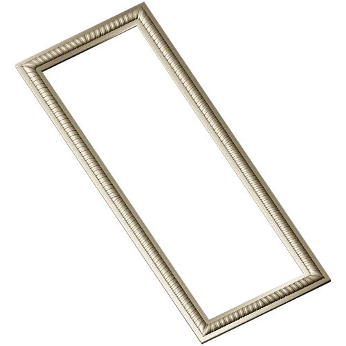 Rectangular Rope-Edge Frame STL for CNC Milling