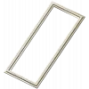 Rectangular Rope-Edge Frame STL for CNC Milling