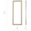 Rectangular Rope-Edge Frame STL for CNC Milling