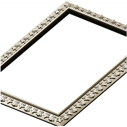 3D модель рамки "Флерон" в формате STL для ЧПУ