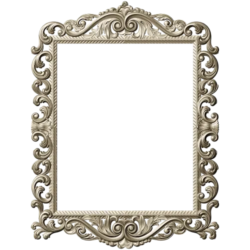 Baroque Acanthus Frame STL for CNC Milling