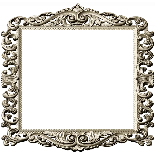 Baroque Acanthus Frame STL for CNC Milling