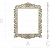 Baroque Acanthus Frame STL for CNC Milling