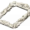 Baroque Mermaid Frame STL for CNC