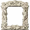 Baroque Mermaid Frame STL for CNC