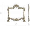Rococo Shell Frame STL for CNC