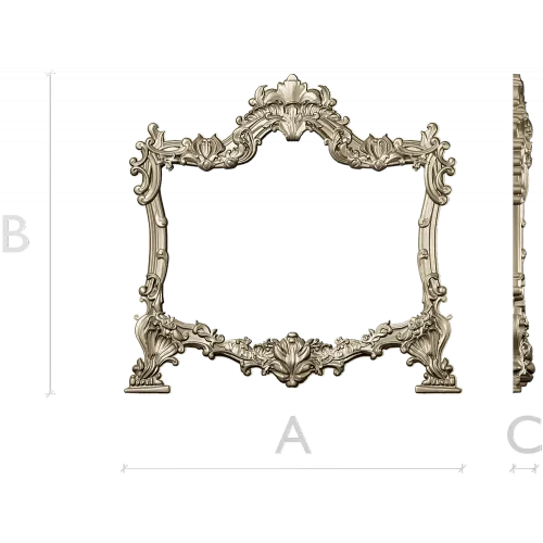 Rococo Shell Frame STL for CNC