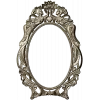 Ornate Rococo Oval Frame STL for CNC