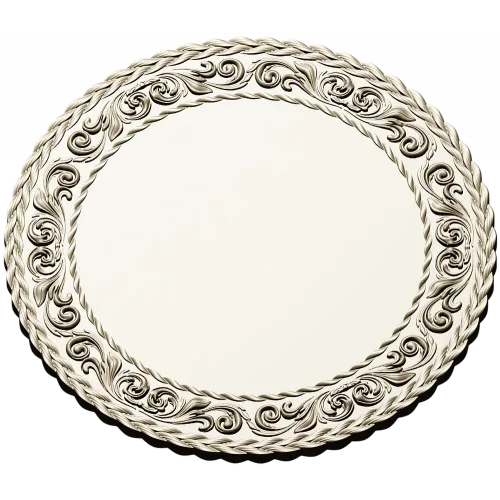 Ornate Round Medallion STL for CNC Routing