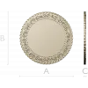 Ornate Round Medallion STL for CNC Routing