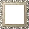 Baroque Square Frame STL - ornate 3D model for CNC carving