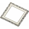 Baroque Square Frame STL - ornate 3D model for CNC carving