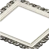 Baroque Square Frame STL - ornate 3D model for CNC carving