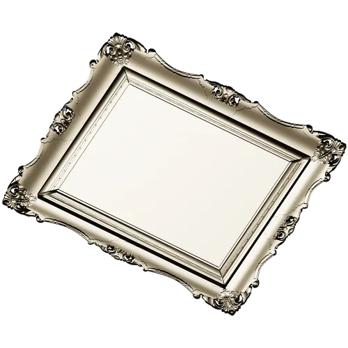 Aurelia Baroque Frame - STL 3D model for CNC milling