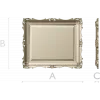 Aurelia Baroque Frame - STL 3D model for CNC milling