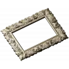 Florentine Rose Decorative Frame STL for CNC