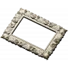 Florentine Rose Decorative Frame STL for CNC