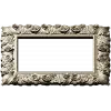 Florentine Rose Decorative Frame STL for CNC