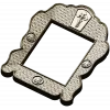 Orthodox Scalloped Frame - STL 3D Model for CNC Carving