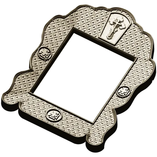 Orthodox Scalloped Frame - STL 3D Model for CNC Carving